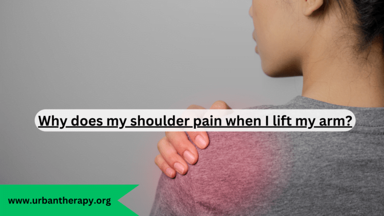Why does my shoulder pain when I lift my arm?